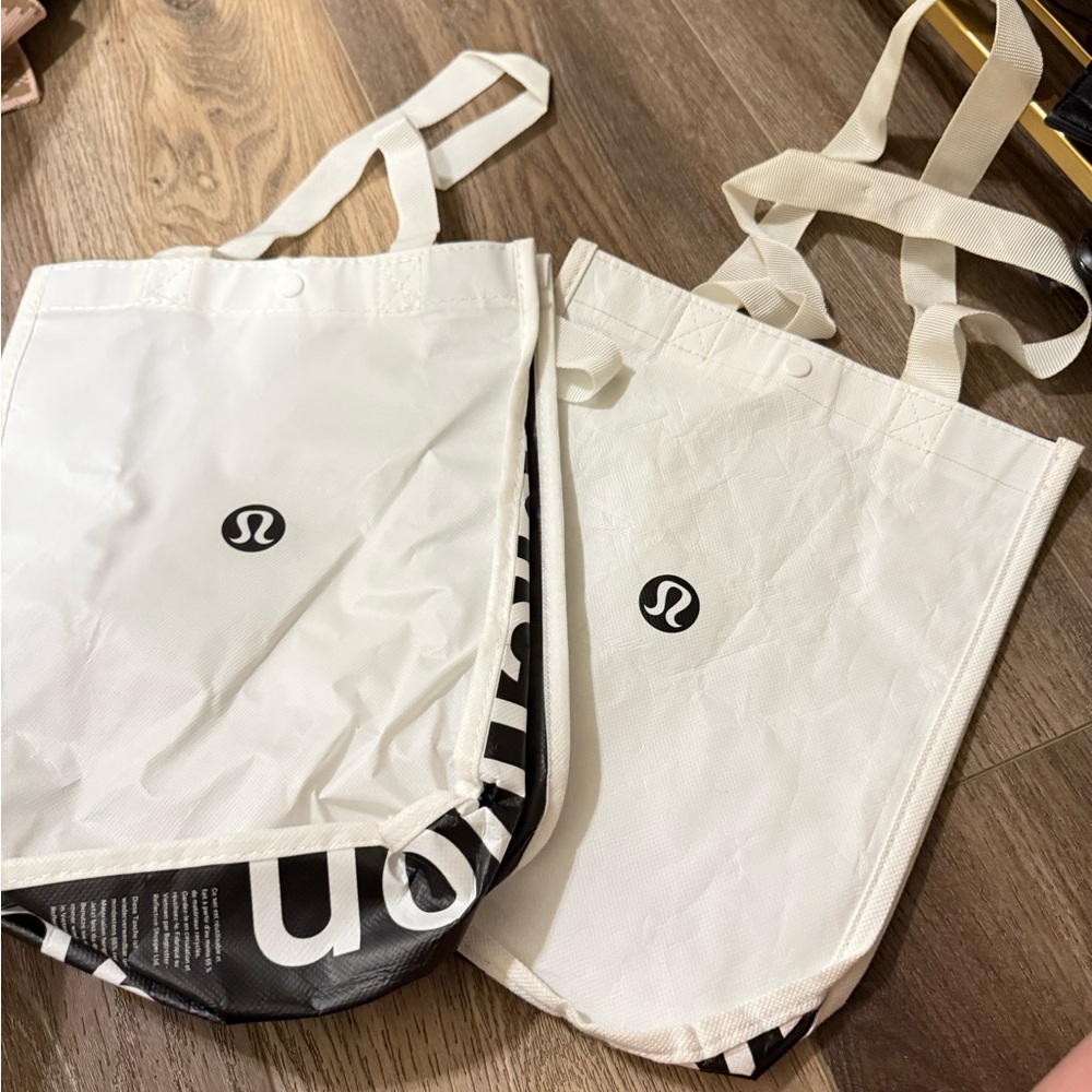 lululemon athletica White Tote Bag